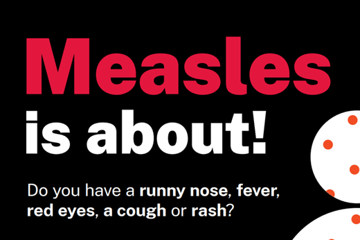Measles is about